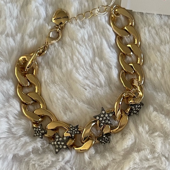 Betsey Johnson rhinestone star bracelet - Picture 8 of 10